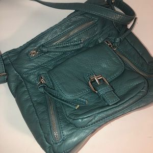 Cute teal  crossbody purse